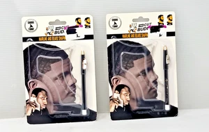 2x The Cut Buddy Hairline & Beard Shaping Guide Tool Tracer Haircut Template. - Foto 1 di 4