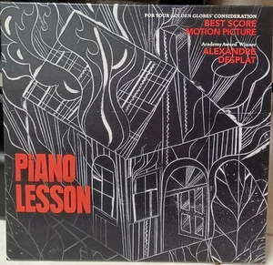 PIANO LESSON 2024 BEST SCORE FYC FOR CONSIDERATION PROMO CD ALEXANDRE DESPLAT - Imagen 1 de 2