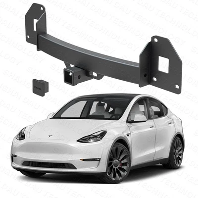 For 2020-2024 Tesla Model Y Trailer Hitch 2 Inch Receiver Rear Towing Hitches - Image 1 of 4