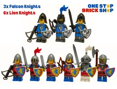 LEGO Lion Knights Castle 10305 - 9X Brand New Falcon/Lion Minifigs Battle Pack - Image 1 of 4
