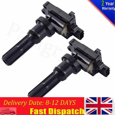 2PCS Ignition Coil For 2003-2006 Mitsubishi Lancer 2.0L L4 DOHC Turbo 2PCS UF523 - Image 1 of 4