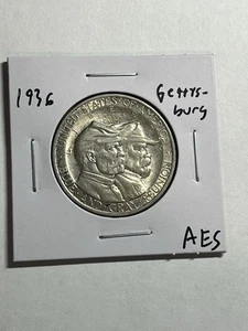 1936 Gettysburg Commemorative Half Dollar Gem BU UNC Tough Commem - Picture 1 of 4