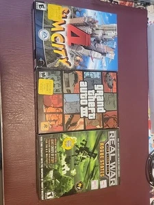 PC GAME LOT, GTA3 , SIM CITY 4, REAL WAR, ALL CIB! - Picture 1 of 8
