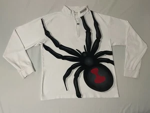 Esquí Spyder Vintage Estampado Grande Viuda Araña 1/4 Cremallera Manga Larga - Imagen 1 de 7