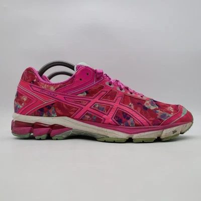 Tenis para correr Asics IGS GT 1000 para mujer 10,5 rosa floral con cordones T5B8N Foto 1 de 4