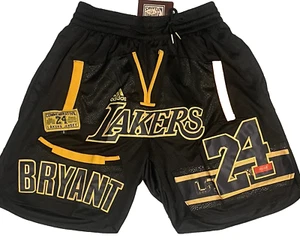 Jordan,Half pant, NBA,Kobe shorts,Bryant,24,Lakers, Commemorative S/M/L/XL - Picture 1 of 6