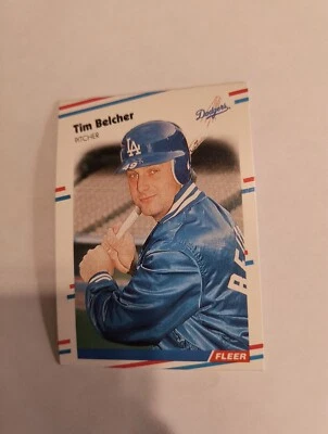 TIM BELCHER 1988 FLEER #509 FREE SHIPPING - Image 1 of 2