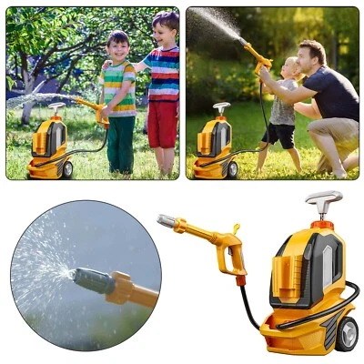Kids Clean Car Toy Washer With Scraper Sponge Towel Rag Pretend Play Tools Role - Image 1 of 4