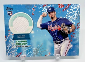 2023 Topps Holiday Relic Card # RC-VG Vaughn Grissom RC - Picture 1 of 2