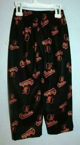 Baltimore Orioles  2T Toddler Flannel PJ Bottom, Sweat Pants Cover