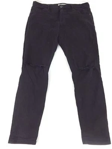 NWOT TOPSHOP MOTO LEIGH WOMENS BLACK WASH COTTON BLEND SKINNY JEANS SIZE 32 X 30 - Picture 1 of 5