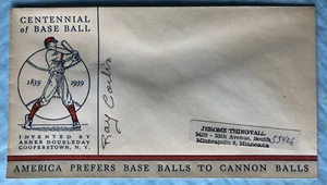 Minnesota Twins RAY CORBIN autographed Centennial Baseball Philatelic Cover - Picture 1 of 1