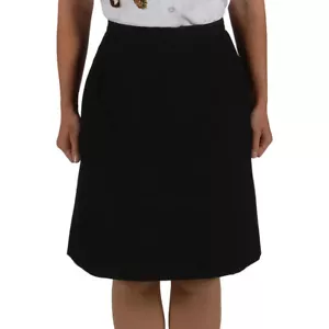 ARMY SERVICE UNIFORM ASU FEMALE WOMEN'S JROTC DRESS BLUE SKIRT SIZE 6-22 NEW - Picture 1 of 5