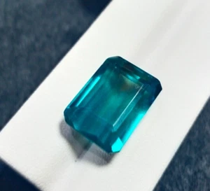 Piedra preciosa suelta fluorita color azul indicolita corte natural 29,50 quilates de Pakistán - Imagen 1 de 13
