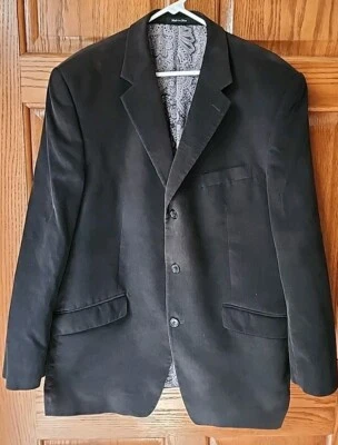 APT. 9 Black Corduroy Sport Coat Blazer Men's Size Large L - Image 1 of 4
