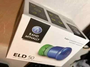 RAND MCNALLY ELECTRONIC LOGGING DEVICE ELD 50 GREEN CONNECTOR 9 PIN NIB - Picture 1 of 6