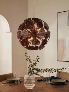 John Lewis Tara Ceiling Light, Walnut Stained Ash RRP £525 - Picture 1 of 22
