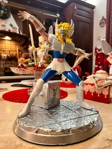 Cristal il Cigno 25 cm i cavalieri dello zodiaco Action Figure resina dipinto - Picture 1 of 6