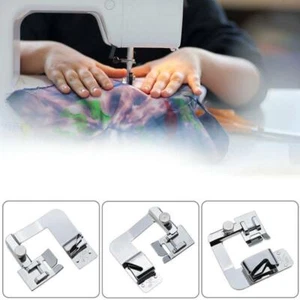 3x/Set Domestic Sewing Machine Foot Presser Rolled Hem Feet For Brother Singer S - Picture 1 of 12