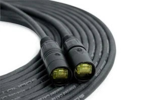 SoundTools SuperCAT etherCON to etherCON CAT5e Cable - Black / 7.6m - Picture 1 of 1