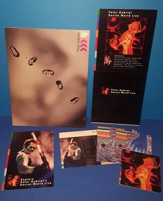 PETER GABRIEL PROMO PUBLICITY PRESS KIT " GROWING UP ", 'SW LIVE' DISPLAY, AD++  - Image 1 of 4