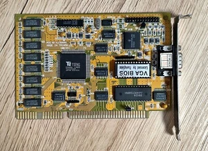 Tseng Labs ET4000AX 1MB 1024K ISA ILLTS4HV Vintage Video Graphics Card - Picture 1 of 10