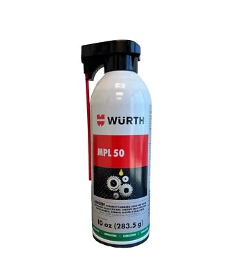Wurth MPL-50 Multipurpose Spray Lubricant Silicone Free, 10 oz Spray Can US Made