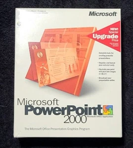 Microsoft POWERPOINT 2000 Presentation Graphics Program NEW *OPEN BOX* - Picture 1 of 5