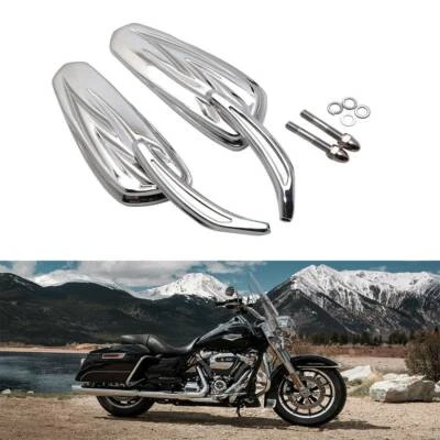 For Harley Davidson Street Glide Special FLHX FLHXS JQ Chrome Motorcycle Mirrors - Image 1 of 4
