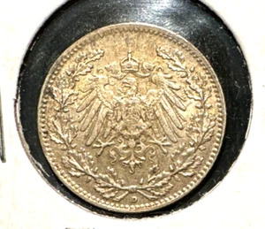 Germany 1916 D half mark KM 17 XF - Picture 1 of 2