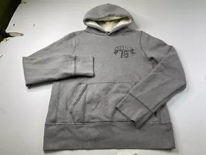RUEHL No.925 Greenwich NY Gray Heavyweights Sweatshirt Hoodie Pullover Mens XL - Picture 1 of 4