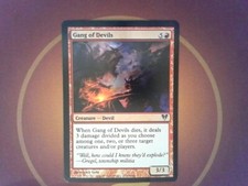 Foil Gang of Devils - Avacyn Restored - Magic the Gathering MtG red