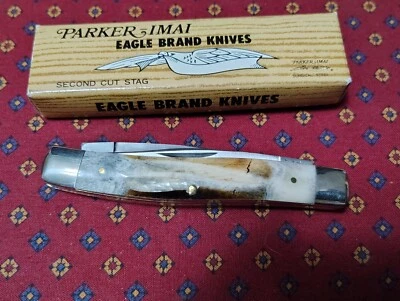 Parker Imai K295 2 Hojas Muskrat Segundo Corte Ciervo, En Caja Original  Foto 1 de 4
