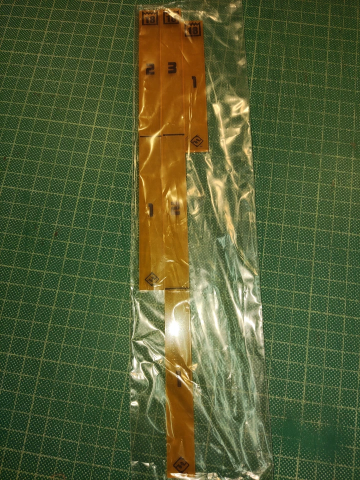 X-Wing- Set of 3 different acrylic range rulers - 2018 Orange promo - Image 1 of 1