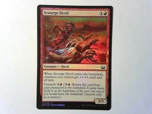 Foil Scourge Devil Modern Masters 2017 - Magic the Gathering Red - Picture 1 of 1