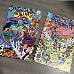AMETHYST Princess Of The Gemworld Issues 1 & 2 1985 DC COMICS - Picture 1 of 12