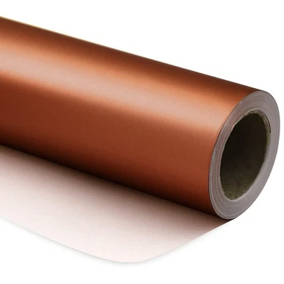 Papel de envolver Jumbo marrón, 30x32,8 pies, mate, regalo de cumpleaños de boda Foto 1 de 4