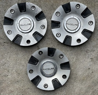 Raceline Custom Center Cap Machined Aluminum/Chrome center 145-CAP-AL LOTo'3 - Image 1 of 4