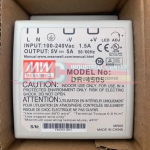 1PCS New Mean Well DR-4505 | 5V Switch Power Supply# - Picture 1 of 2