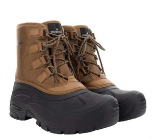 Staheekum Men's Size 8 Snow Boots Cold Rated -20, Brown, New in Box - Picture 1 of 6