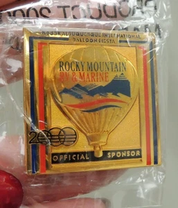 Casa rodante Albuquerque Intern'l Balloon Fiesta 1999 y 2000 AIBF patrocinador pin y marina - Imagen 1 de 5