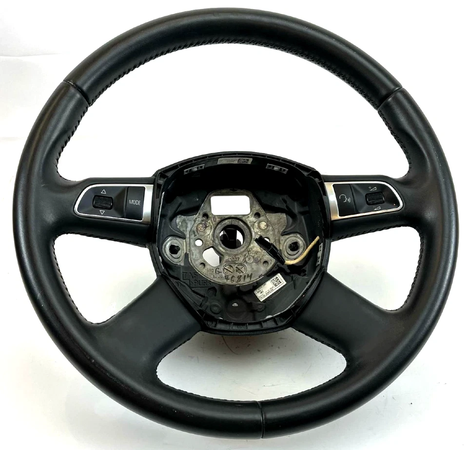 Audi A4 A5 Q5 2009-2012 OEM cuero base volante modelo sin calefacción sin paletas Foto 1 de 4