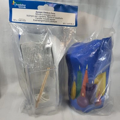 Molde para hacer velas Glorex pirámide cuadrada plástico 100 mm de alto hágalo usted mismo molde tiempo de pasatiempo Foto 1 de 4