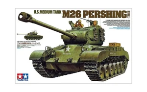 2002 Tamiya #35254 M26 Pershing (T26E3) Stati Uniti Kit modellino serbatoio medio 1/35 scatola aperta - Foto 1 di 8