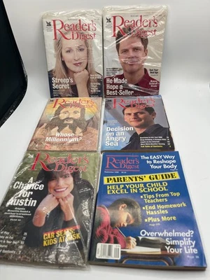 Reader's Digest 1980-2000 News Magazines lot of six paperback - Image 1 of 4
