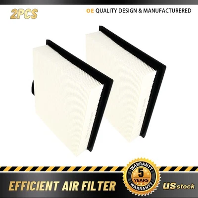 2x Filtro de aire del motor delantero para Ford Mustang 2010-2013 2014 V8 4,6 L 5,0 L V6 3,7 L Foto 1 de 4