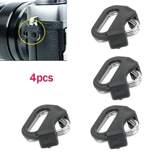 4 pièces sangle d'appareil photo triangle split ring adaptateur + capuchon pour accessoires Fuji Nikon - Photo 1 sur 9