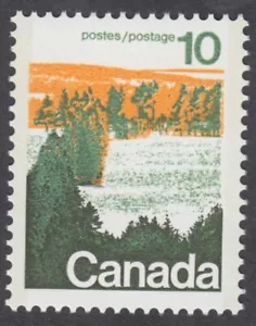 Canada - #594a Forest , Type II, OP2 Tagged, DF/DF Paper, Perf. 13.3 - MNH - Picture 1 of 1