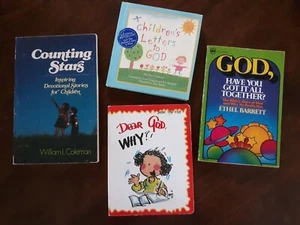 4 bks/ Children's Letters to God; Dear God Why?; Counting Stars; God, Got it... - Picture 1 of 12