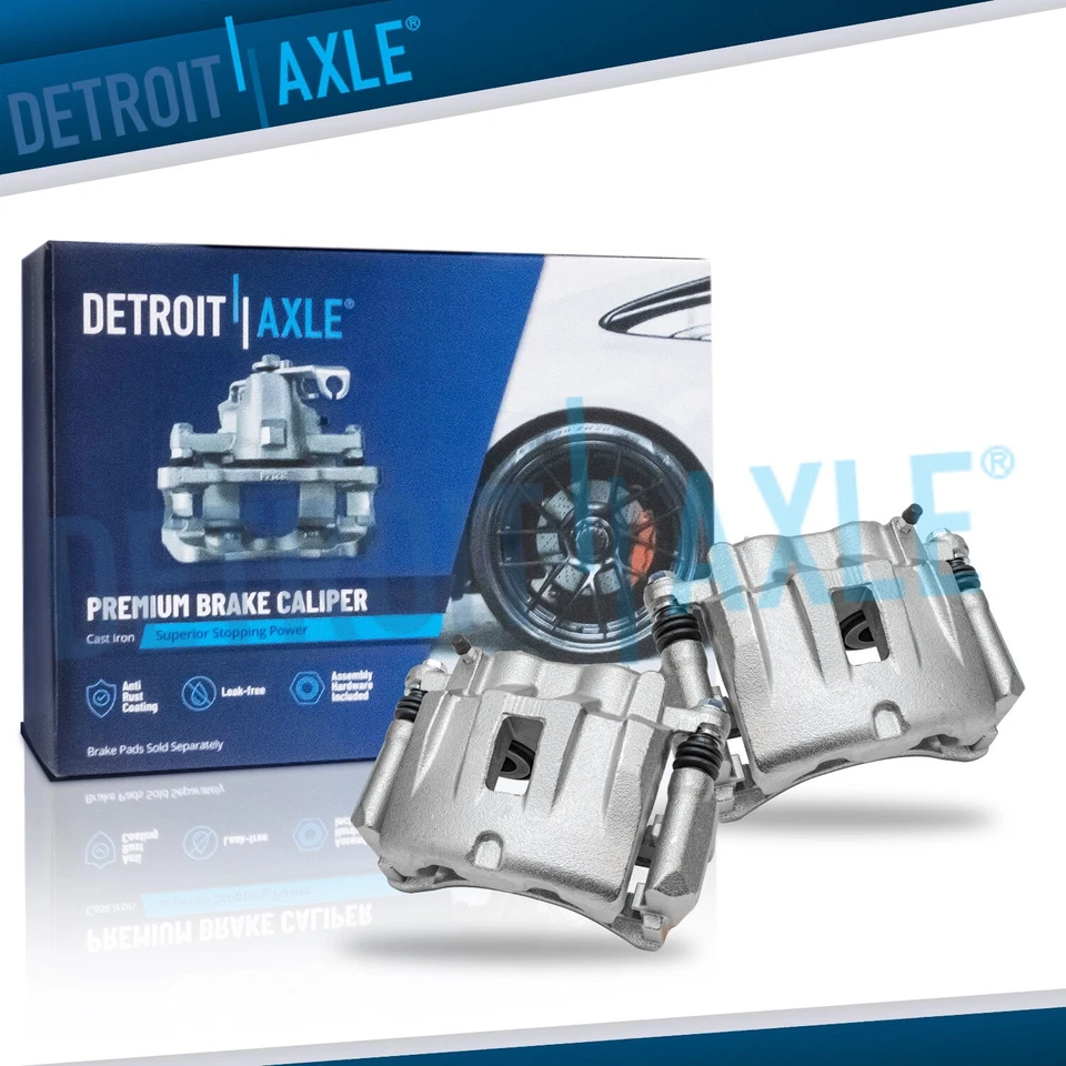 Pinzas de freno de disco delanteras con soporte para Jeep Grand Cherokee 1999-2004 Foto 1 de 4